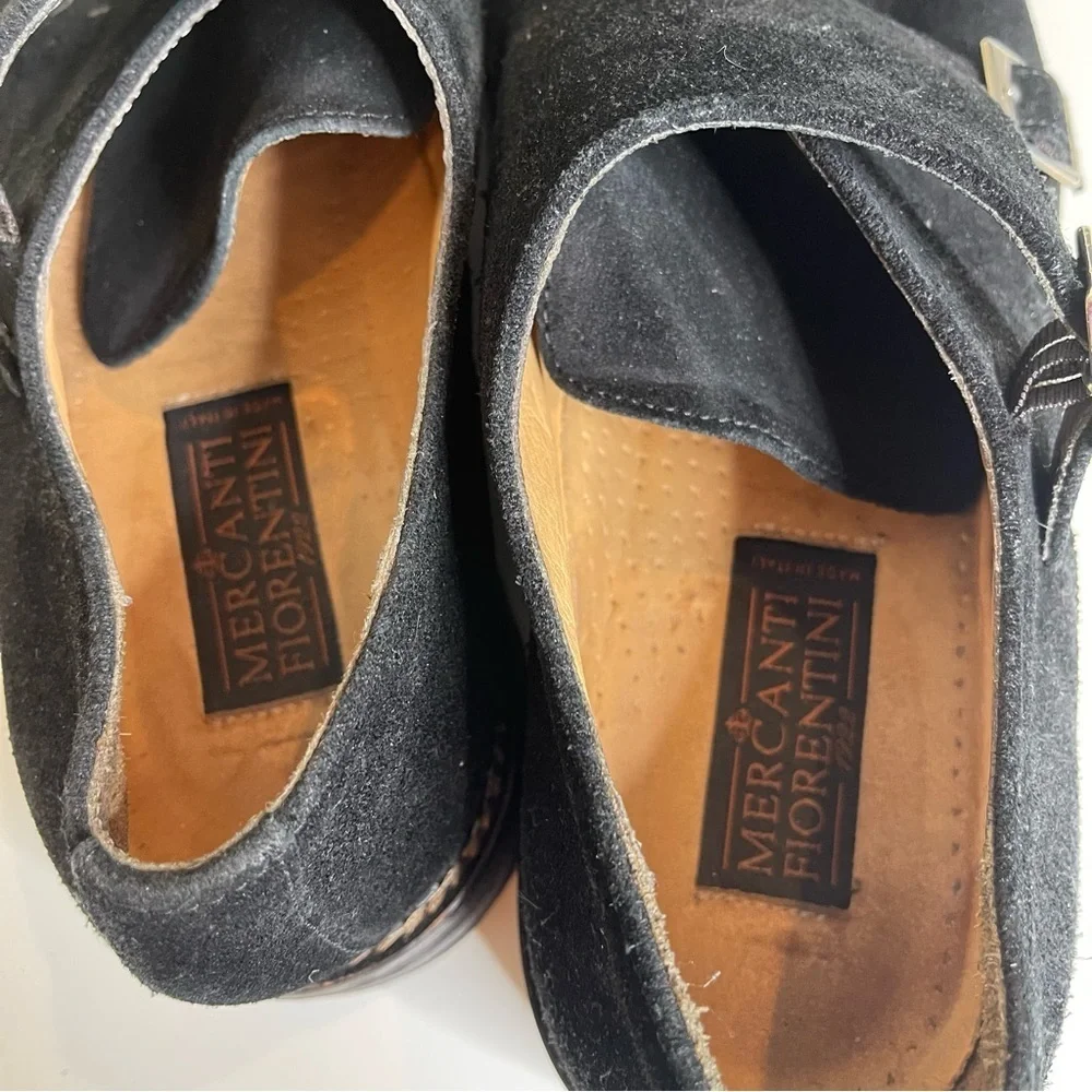 Mercanti Fiorentini black suede
